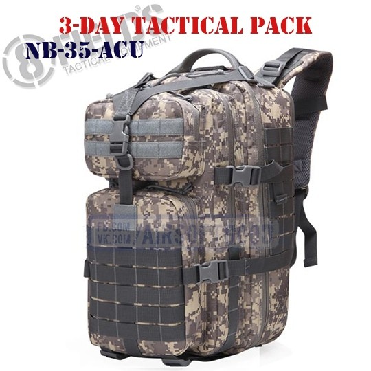 3-Day Tactical BackPack ACU 8FIELDS (NB-35-ACU)