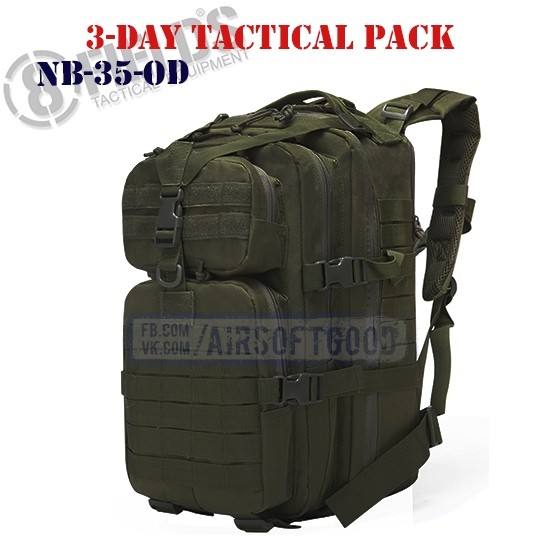3-Day Tactical BackPack OD 8FIELDS (NB-35-OD)