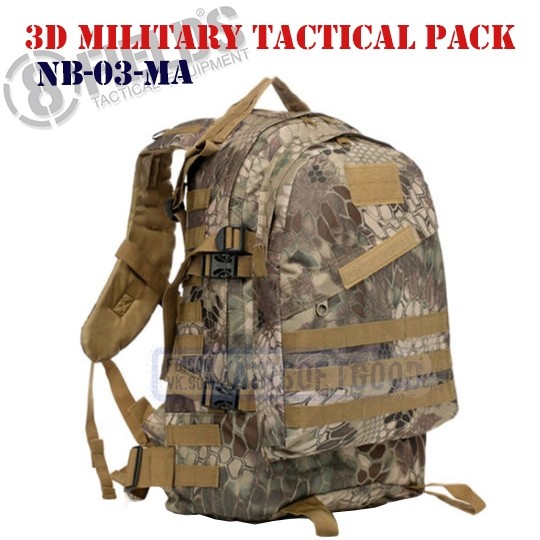 3D Military Tactical BackPack Kryptek 8FIELDS (NB-03-MA)