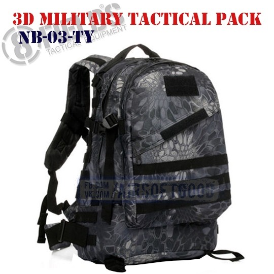3D Military Tactical BackPack Kryptek Typhon 8FIELDS (NB-03-TY)