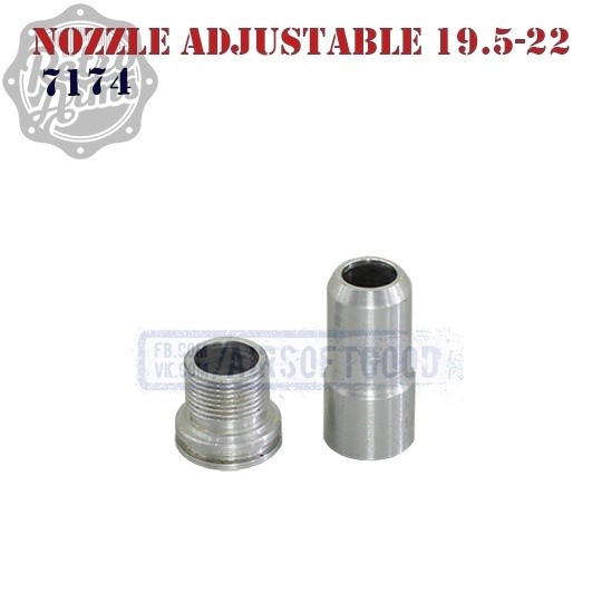 Nozzle Adjustable 19.5-22mm CNC Aluminum Retro Arms (7174)