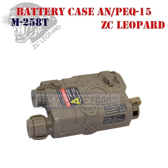 Battery Case AN/PEQ-15 DE ZC Leopard (M-258T)