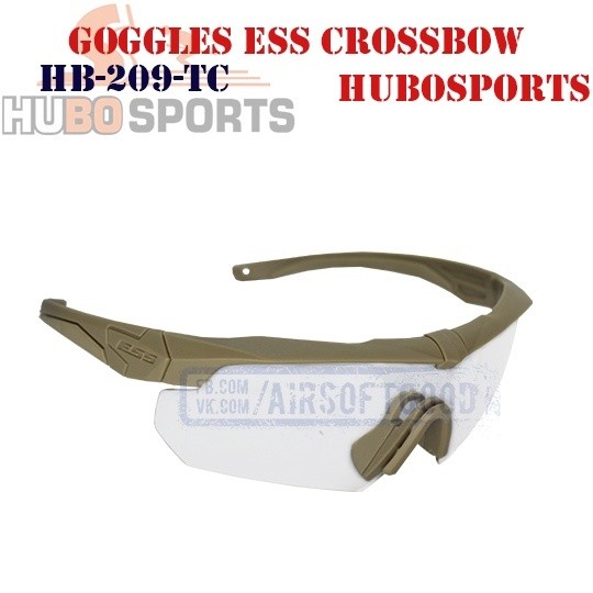 Goggles ESS Crossbow Lens Clear TAN HUBOSPORTS (HB-209-TC)