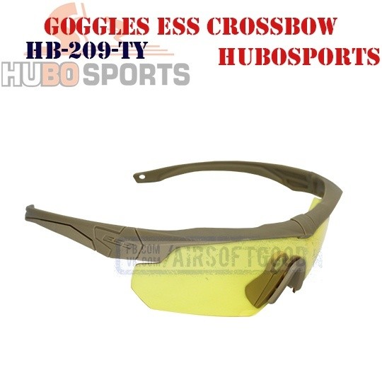 Goggles ESS Crossbow Lens Yellow TAN HUBOSPORTS (HB-209-TY)