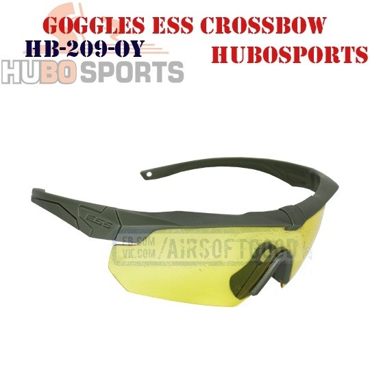 Goggles ESS Crossbow Lens Yellow Olive HUBOSPORTS (HB-209-OY)