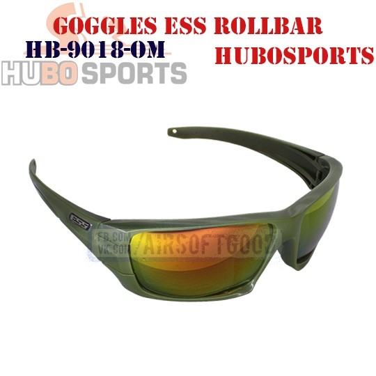 Goggles ESS ROLLBAR Lens Mirrored Olive HUBOSPORTS (HB-9018-OM)