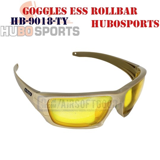 Goggles ESS ROLLBAR Lens Yellow TAN HUBOSPORTS (HB-9018-TY)