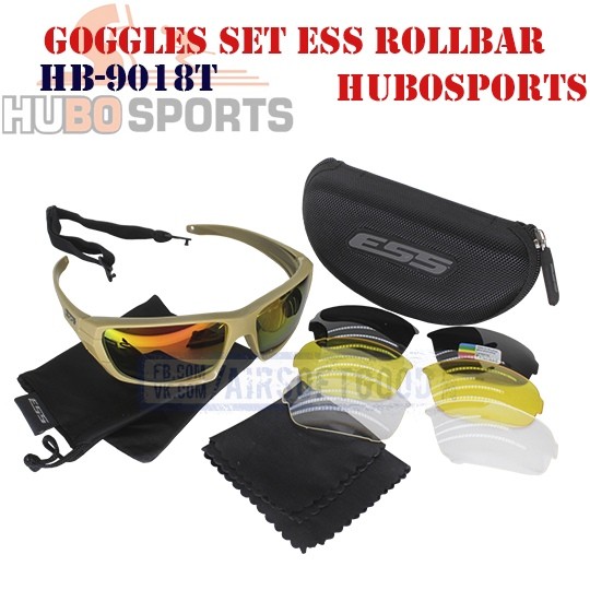 Goggles Set ESS ROLLBAR TAN HUBOSPORTS (HB-9018T)