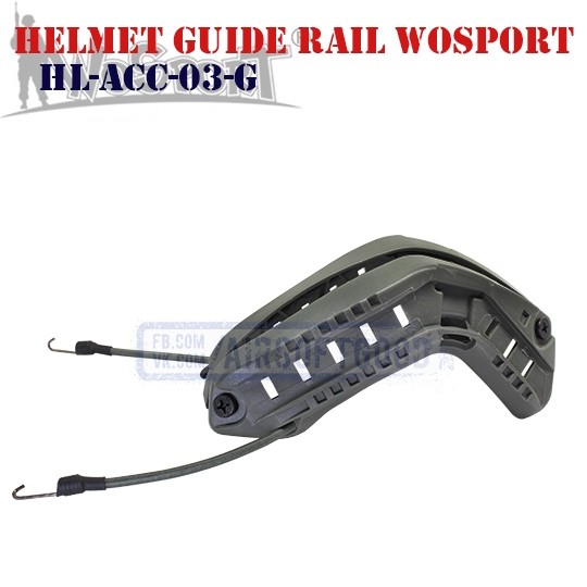 Helmet Guide Rail Grey WoSporT (HL-ACC-03-G)