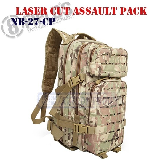 Laser Cut Assault BackPack MULTICAM 8FIELDS (NB-27-CP)