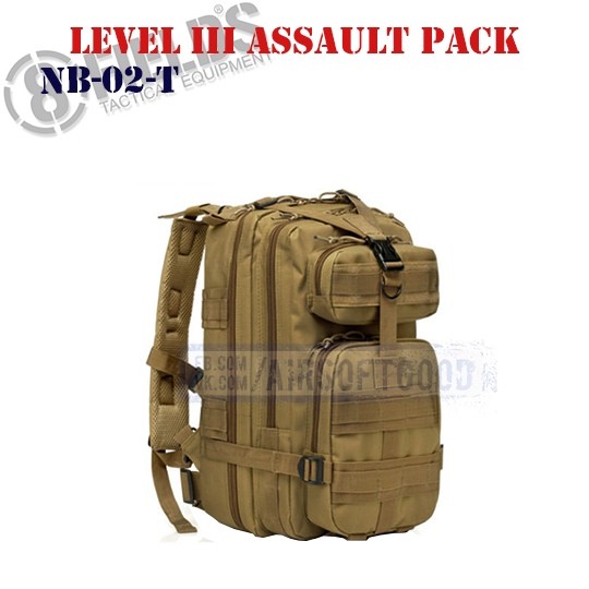 Level III Assault BackPack TAN 8FIELDS (NB-02-T)