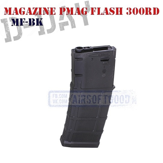 Magazine PMAG GEN3 M4 Flash 300rd D-DAY (MF-BK)