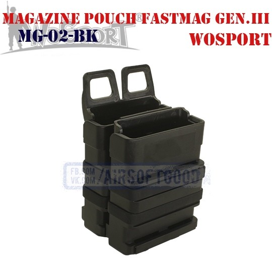 Magazine Pouch FastMag Gen.III Black WoSporT (MG-02-BK)