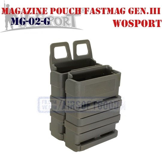 Magazine Pouch FastMag Gen.III Grey WoSporT (MG-02-G)