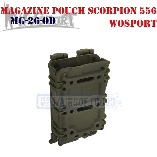 Magazine Pouch Scorpion 556 OD WoSporT (MG-26-OD)