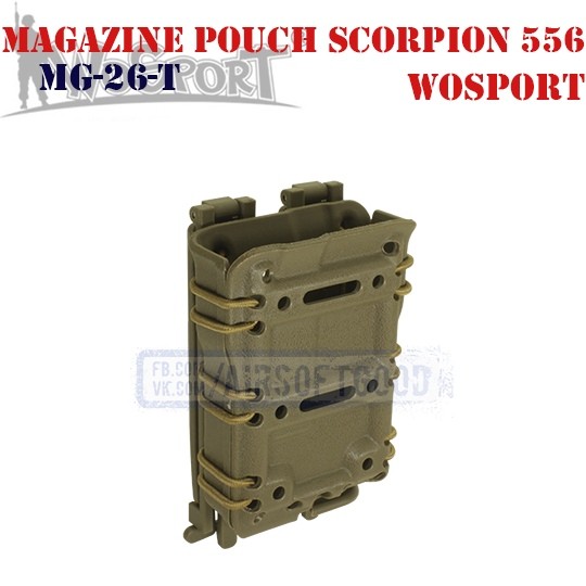 Magazine Pouch Scorpion 556 TAN WoSporT (MG-26-T)