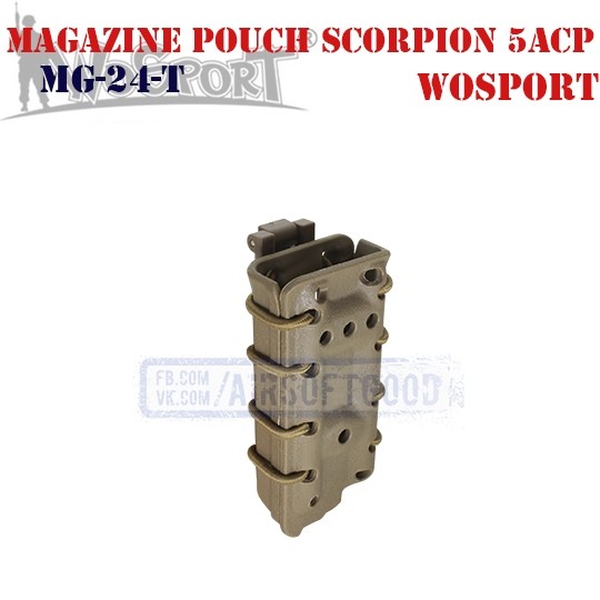 Magazine Pouch Scorpion 5acp TAN WoSporT (MG-24-T)