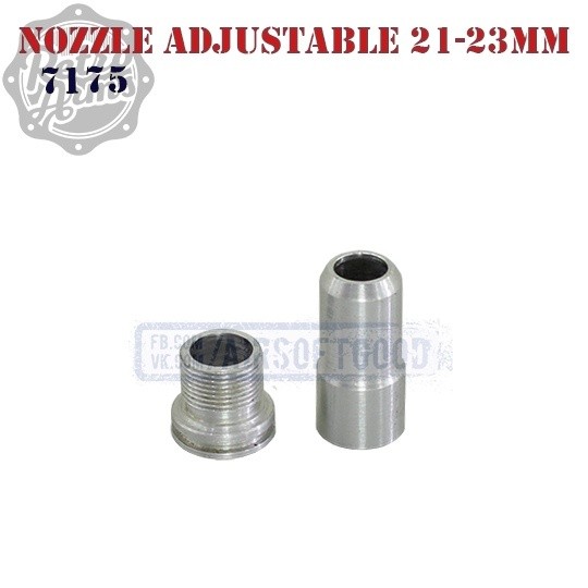 Nozzle Adjustable 21-23mm CNC Aluminum Retro Arms (7175)