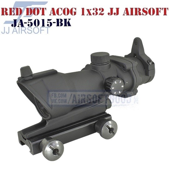 Red Dot Style ACOG 1x32 JJ Airsoft (JA-5015-BK)