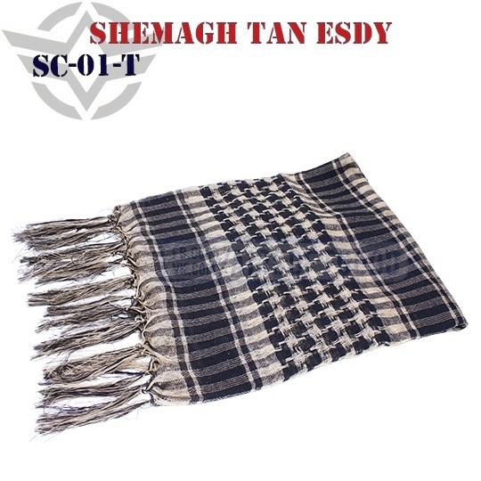 Shemagh Military Arab Scarf TAN ESDY SC-01-T