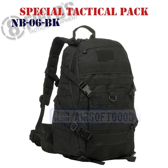 Special BackPack Tactical Black 8FIELDS (NB-06-BK)