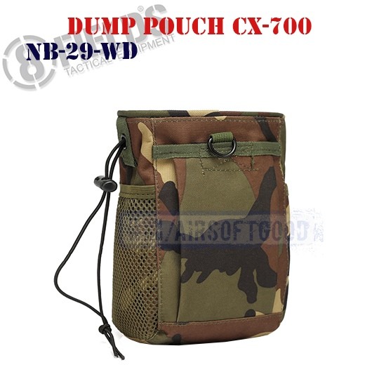 Tactical Dump Pouch CX-700 Woodland 8FIELDS (NB-29-WD)
