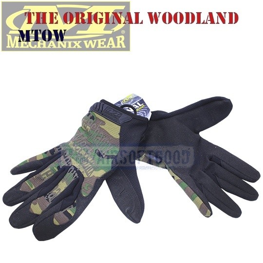 Tactical Gloves The Original Woodland Old-Version Mechanix (MTOW)