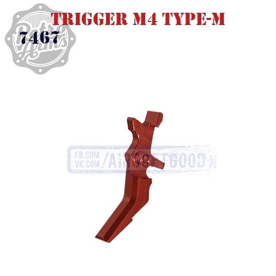 Trigger M4 Type-M Red CNC Retro Arms (7467)