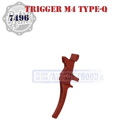Trigger M4 Type-Q Red CNC Retro Arms (7496)