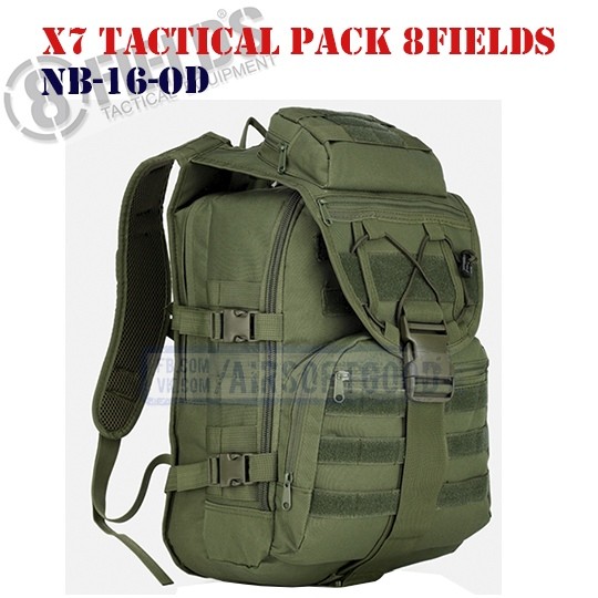 X7 Tactical BackPack OD 8FIELDS (NB-16-OD)