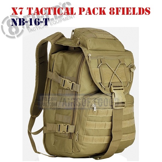 X7 Tactical BackPack TAN 8FIELDS (NB-16-T)