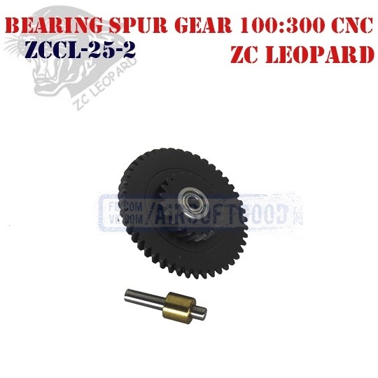 Bearing Spur Gear Ultra Torque 100:300 CNC ZC Leopard (ZCCL-25-2)
