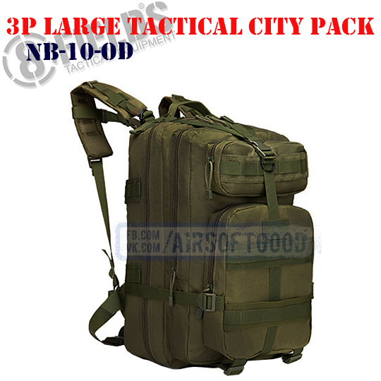 3P Large Tactical City BackPack Olive 8FIELDS (NB-10-OD)