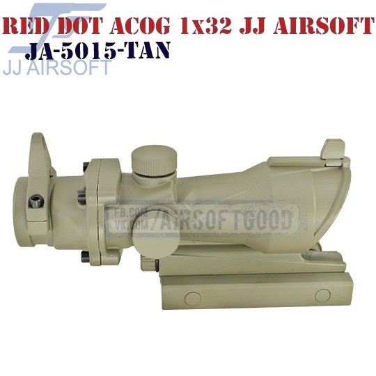 Red Dot Style ACOG 1x32 TAN JJ Airsoft (JA-5015-TAN)