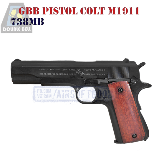 GBB Pistol Colt M1911 DOUBLE BELL 738MB