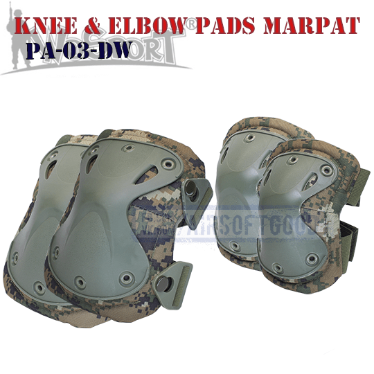 Knee & Elbow XTAK Pads Set MARPAT WoSporT yfrjktyybrb yfkjrjnybrb PA-03-DW