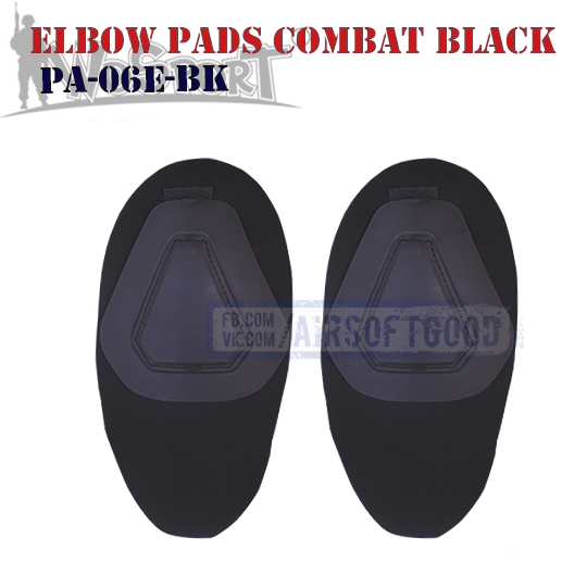 Elbow COMBAT G2 Pads Black WoSporT PA-06E-BK