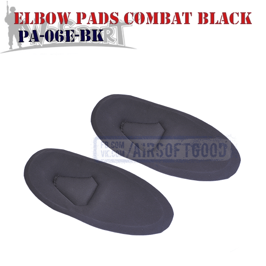 Elbow COMBAT G2 Pads Black WoSporT PA-06E-BK
