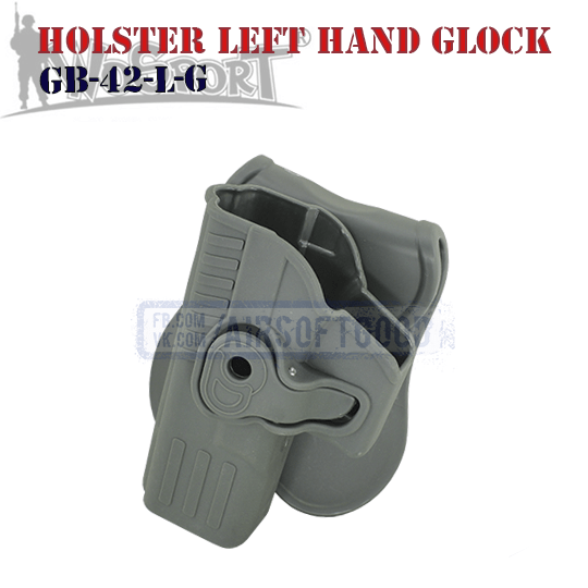 Holster Left Hand Quick Pull GLOCK Grey WoSporT снаряжение для тактики CQB GB-42-L