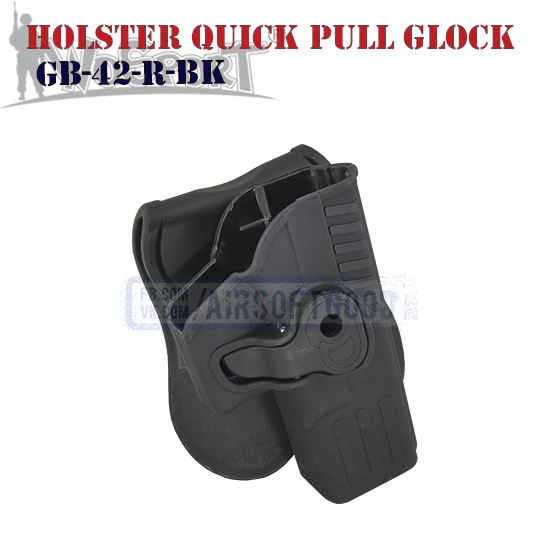 Holster Quick Pull GLOCK WoSporT кобура пластиковая GB-42-R-BK