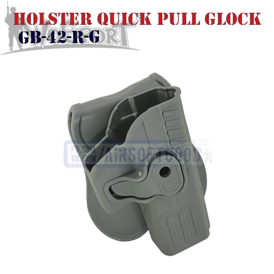 Holster Quick Pull GLOCK Grey WoSporT кобура для глока GB-42-R-G