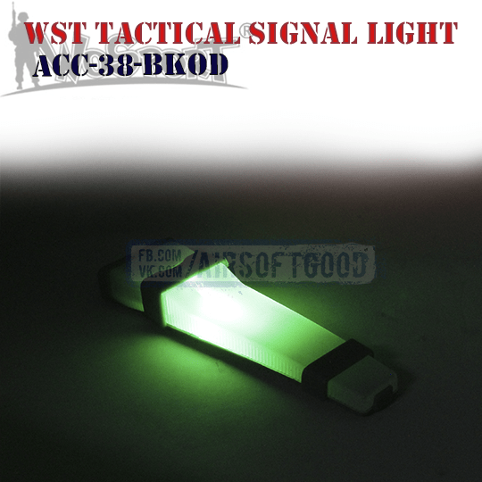 WST Tactical Signal Light Olive Black WoSporT (ACC-38-BKOD)