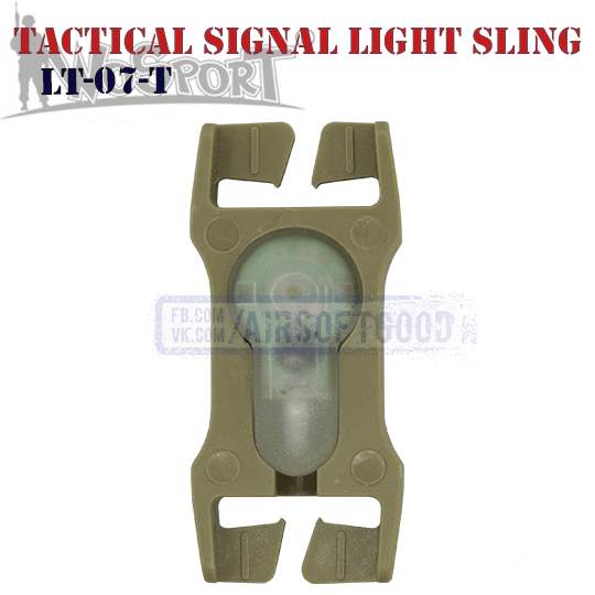 Tactical Signal Light Red Sling TAN WoSporT LT-07-T