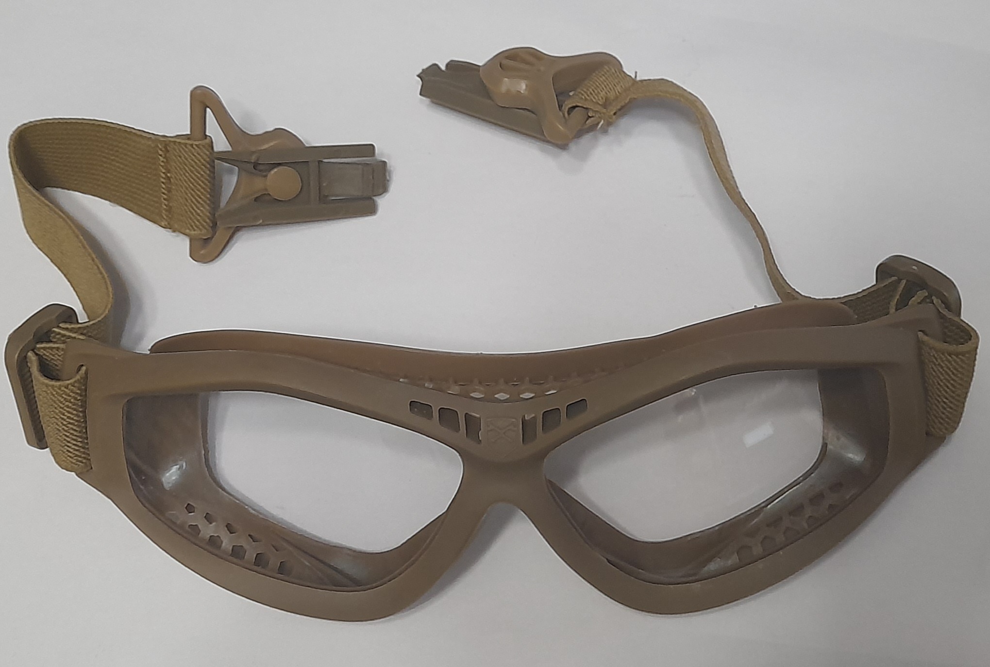 Shooting Tactical Protective Goggles Adaptation Helmet TAN WoSporT (MA-76-T) Shooting Tactical Protective Goggles Adaptation Helmet TAN WoSporT (MA-76-T)
